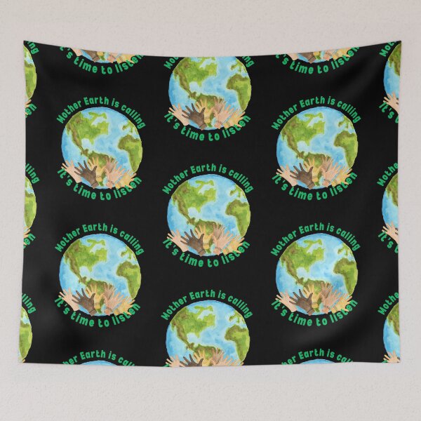Item preview, Kopie von Mother earth friendly message Nature awareness designed and sold by Azrou shop.