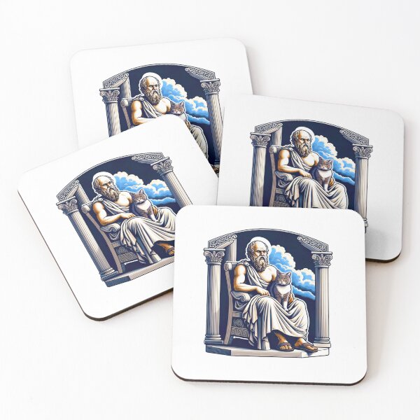 Item preview, Socrates with his cat designed and sold by Hammad Iqbal.