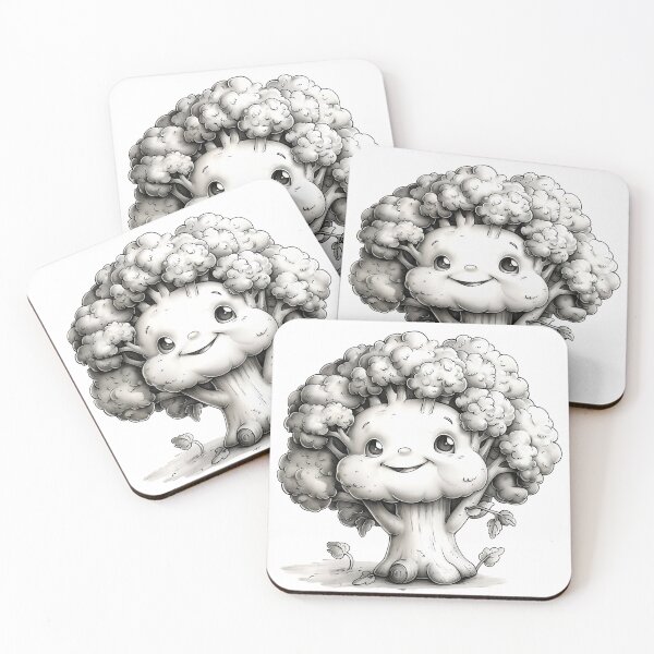 Item preview, Kawaii Broccoli | Cute Vegetable designed and sold by Hiszpanka.