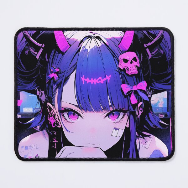 Item preview, Cute anime demon girl designed and sold by iWallGlow.