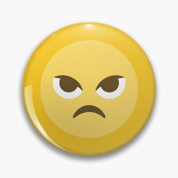 Item preview, Frowning Angry Face Emoji designed and sold by patternsbyposh.