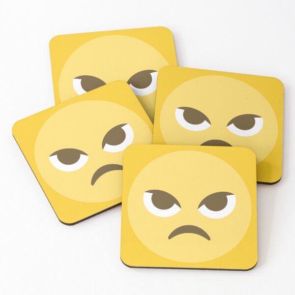Item preview, Frowning Angry Face Emoji designed and sold by patternsbyposh.