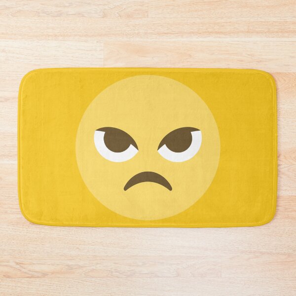 Item preview, Frowning Angry Face Emoji designed and sold by patternsbyposh.