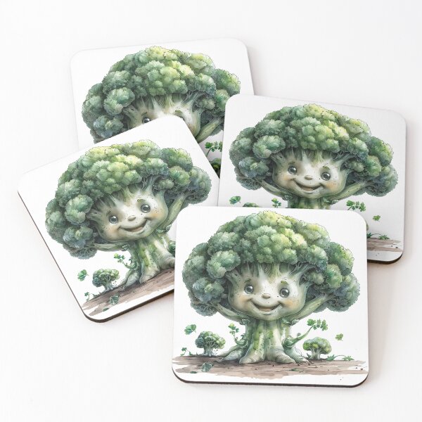 Item preview, Kawaii Broccoli | Cute Vegetable designed and sold by Hiszpanka.
