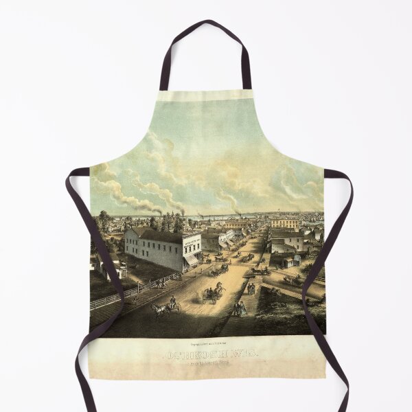 Item preview, Oshkosh, Wisconsin (c 1850) designed and sold by allhistory.