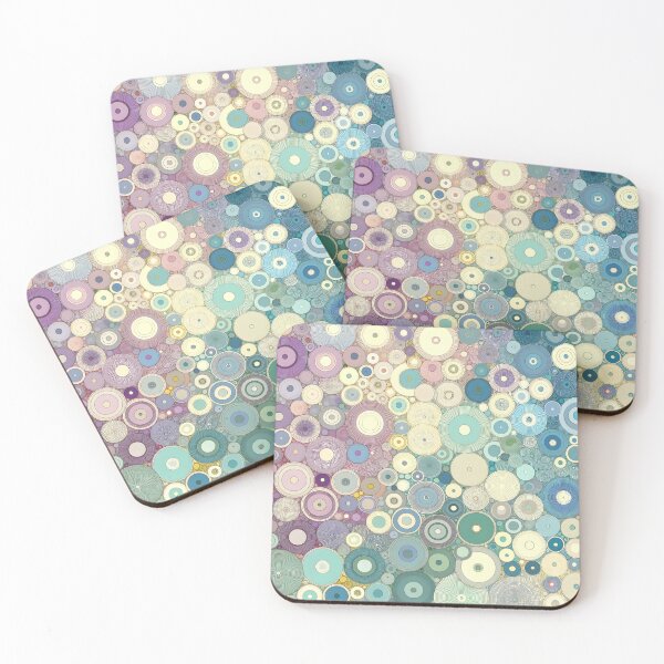 Item preview, Serene Pastel Circles Art - Calming Geometric Wall Decor designed and sold by PillowTalkyZone.
