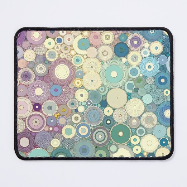 Item preview, Serene Pastel Circles Art - Calming Geometric Wall Decor designed and sold by PillowTalkyZone.