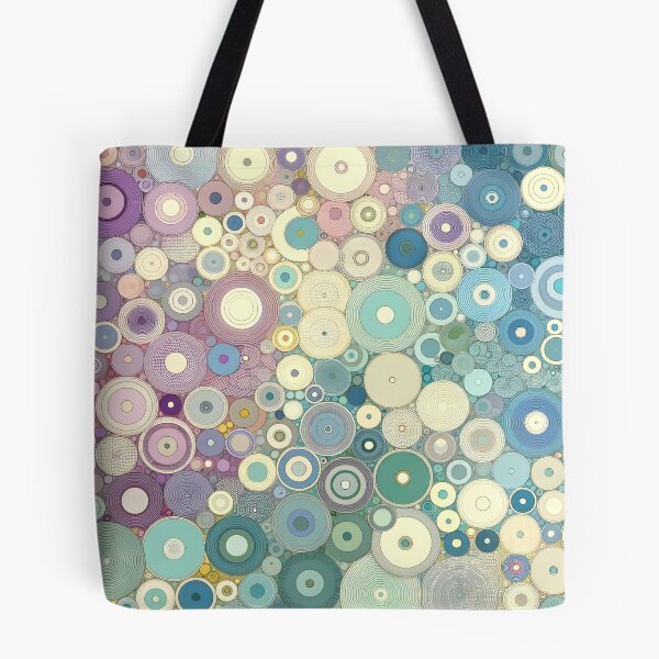 Item preview, Serene Pastel Circles Art - Calming Geometric Wall Decor designed and sold by PillowTalkyZone.