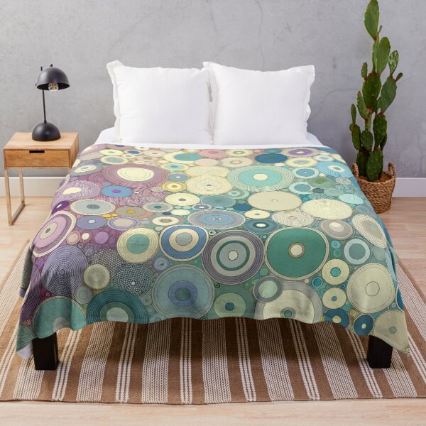 Item preview, Serene Pastel Circles Art - Calming Geometric Wall Decor designed and sold by PillowTalkyZone.