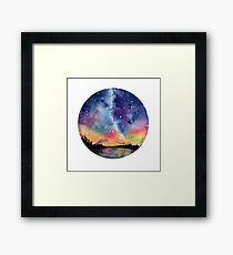 Starry Circle Framed Print