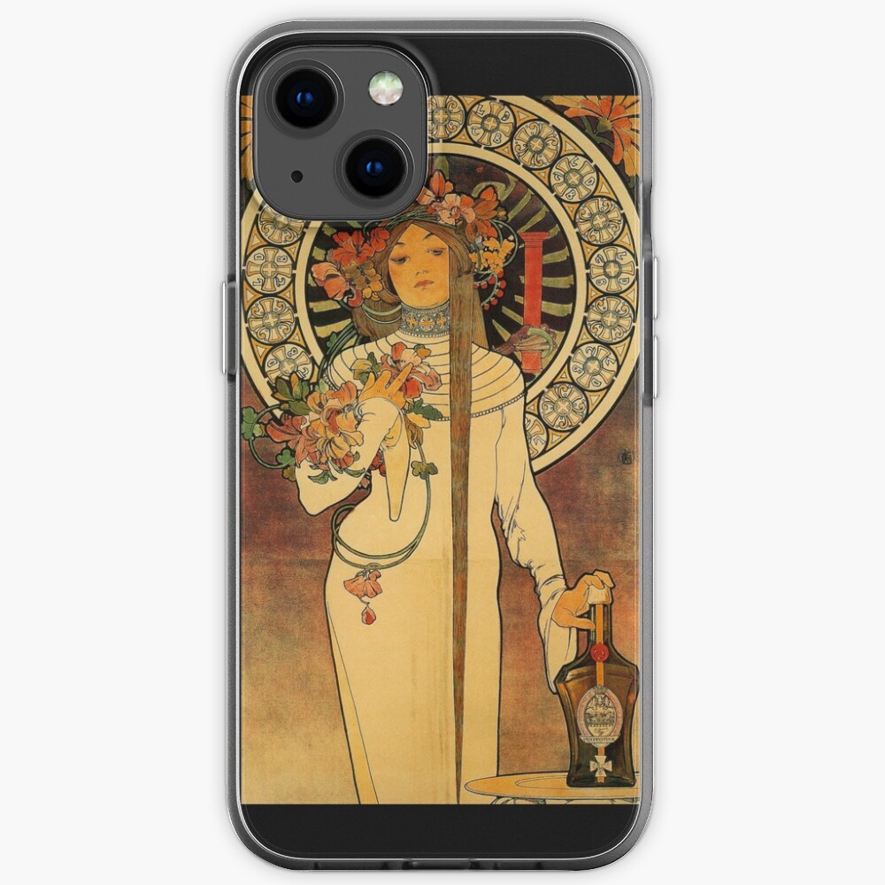 'La Trappistine' by Alphonse Mucha (Reproduction) iPhone Case