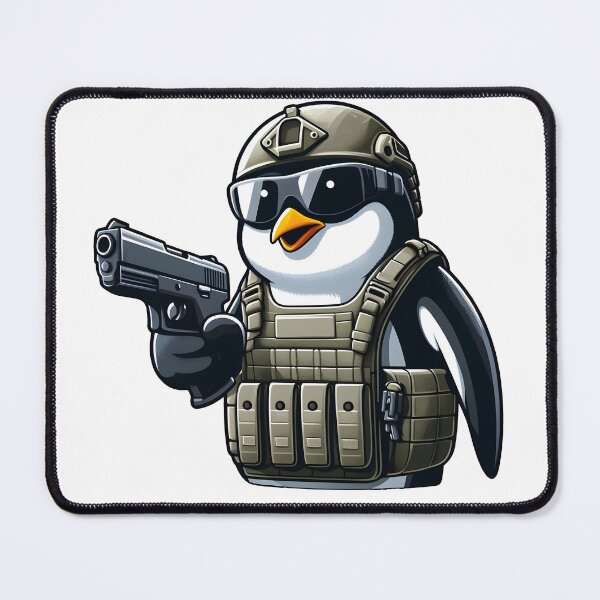 Item preview, Tactical Penguin designed and sold by RAWLIFEGRAPHIC.