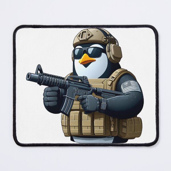 Item preview, Tactical Penguin  designed and sold by RAWLIFEGRAPHIC.