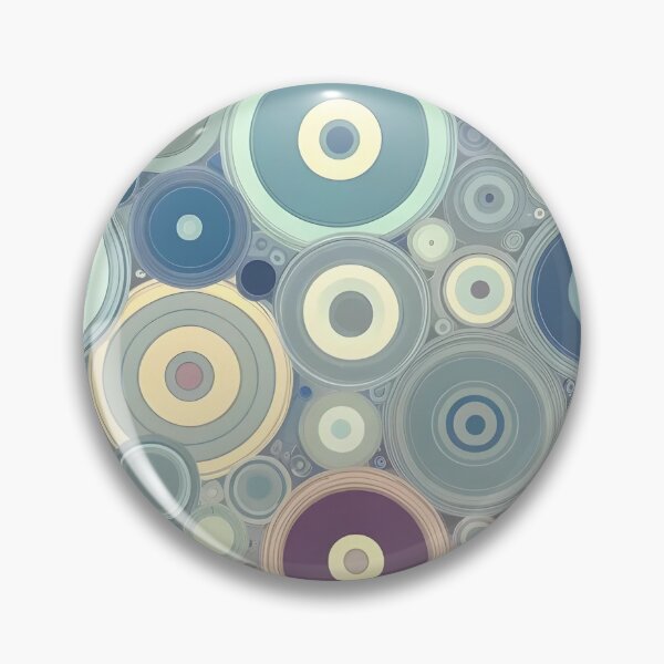 Item preview, Serene Pastel Circles Art - Calming Geometric Wall Decor designed and sold by PillowTalkyZone.