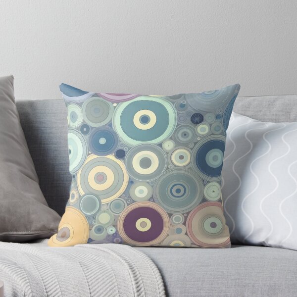 Item preview, Serene Pastel Circles Art - Calming Geometric Wall Decor designed and sold by PillowTalkyZone.