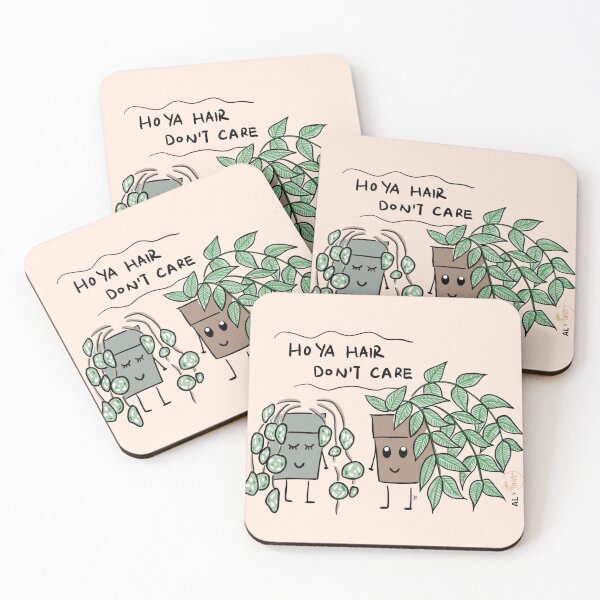 Item preview, Hoya Hair, Don't Care cute illustration for shirt printing, cute plant stickers, hoya plant stickers | Bay Area Hoya designed and sold by BayAreaHoyaShop.