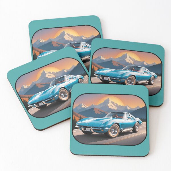 Artikelvorschau, Cool Classic Vintage Chevrolet Corvette entworfen und verkauft von TheArtOfPat.