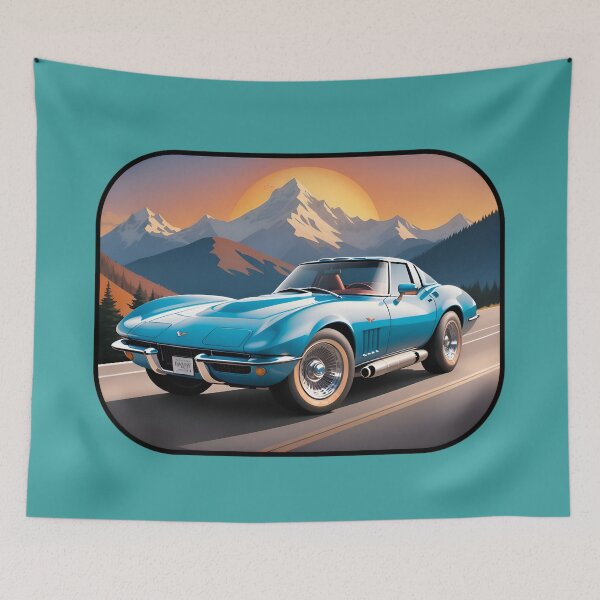 Item preview, Cool Classic Vintage Chevrolet Corvette designed and sold by TheArtOfPat.