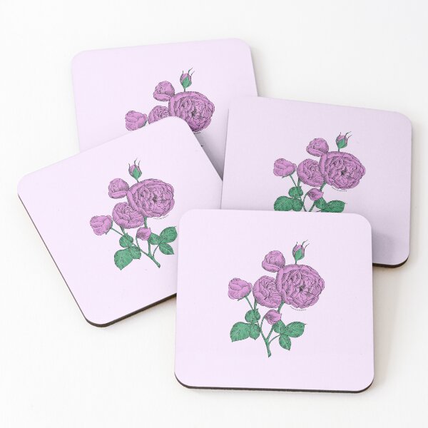Item preview, Purple Pompon Rose Bloom Full 26-40 Petals In 3+ Rows designed and sold by zenithcreative.
