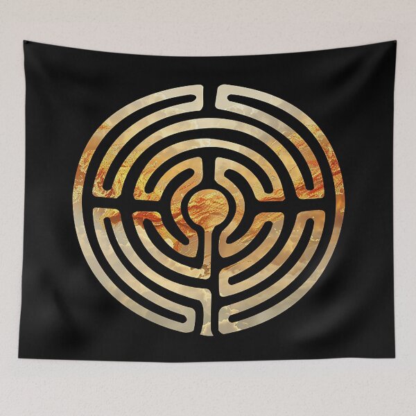 Item preview, Classic Golden Labyrinth designed and sold by Digital-Lys.