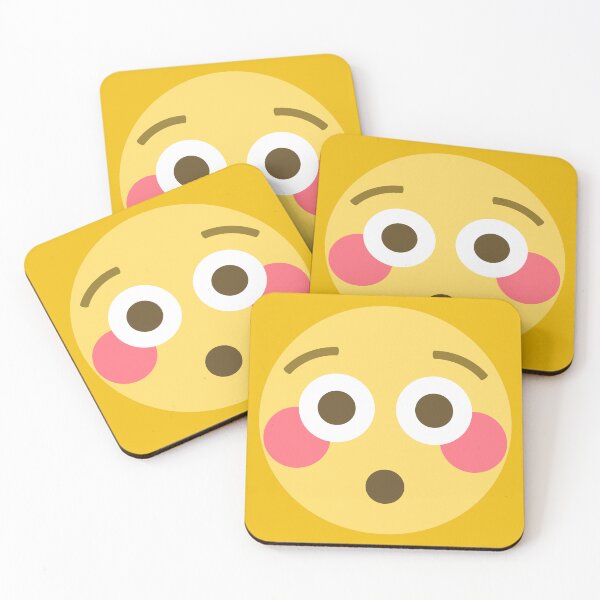 Item preview, Rosy Cheeks Blushing Embarrassed Emoji designed and sold by patternsbyposh.