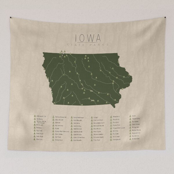 Item preview, Iowa Parks designed and sold by FinlayMcNevin.
