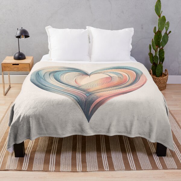 Item preview, Swept Strokes Heart - Abstract Love Expression Art designed and sold by FarBeyound.
