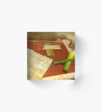 Papyrus Paper Acrylic Block