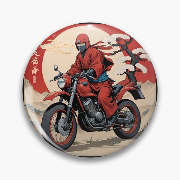 Item preview, Ninja red Japan style 14 bicycle  designed and sold by RedWolfDisigne.