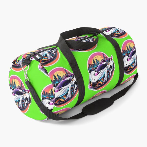 Item preview, Cyberpunk Racing Sports Car With City Skyline designed and sold by TheArtOfPat.