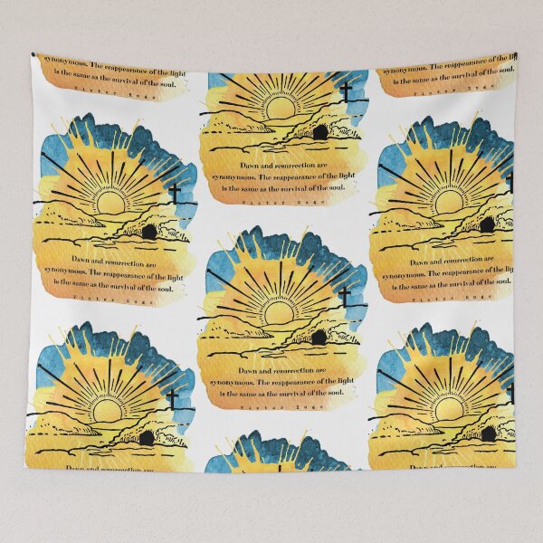 Item preview, Les Miserables Dawn and Resurrection inspirational quote  Hugo designed and sold by TheWriteHand.