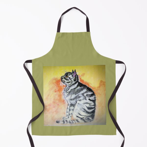 Item preview, A sitting tabby cat designed and sold by PassionArt69.
