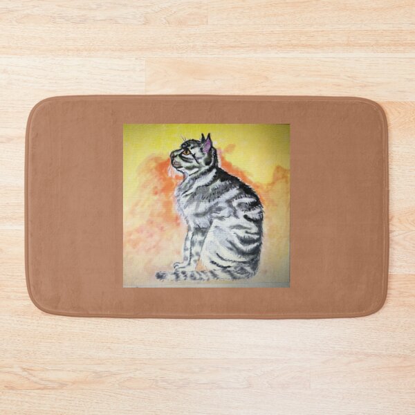 Item preview, A sitting tabby cat  designed and sold by PassionArt69.