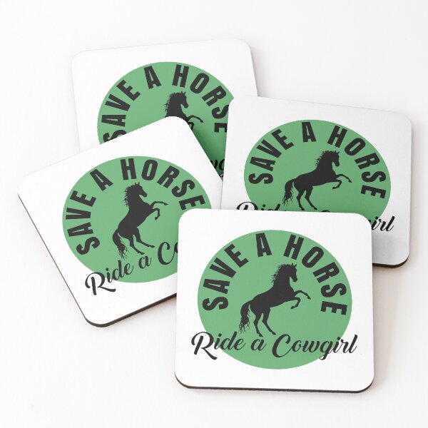 Item preview, SAVE A HORSE, Ride a Cowgirl (Green) designed and sold by sophia-hikari.