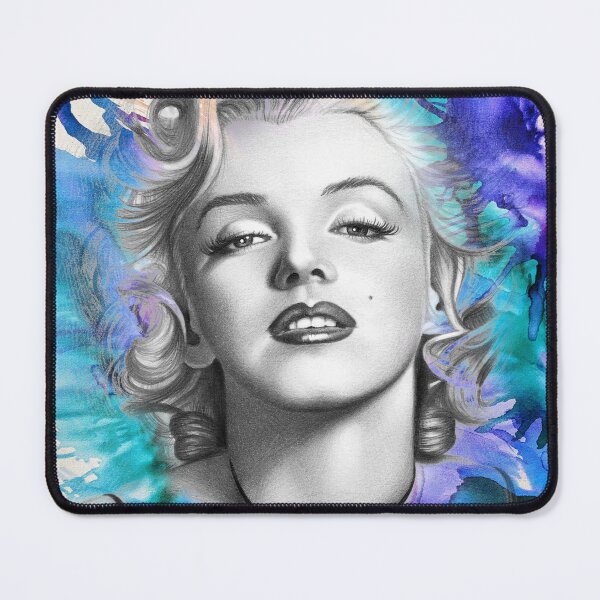 Item preview, Marilyn Monroe Watercolor on Black and White designed and sold by LuminShadowArt.