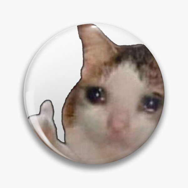 Item preview, Sad Cat meme sticker designed and sold by Alliumcep4.