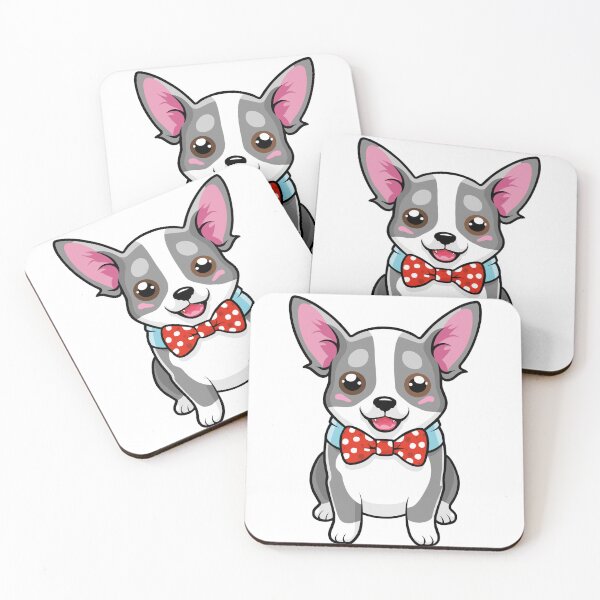 Item preview, Gray dog with collar and bow tie designed and sold by Grey House.