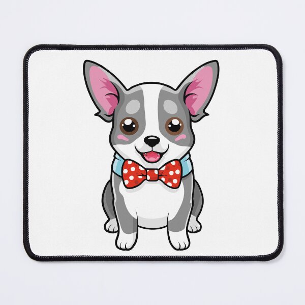 Item preview, Gray dog with collar and bow tie designed and sold by Grey House.