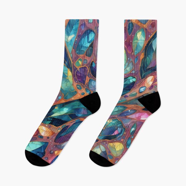 Item preview, Pattern of abstract crystals designed and sold by LilithsDesires.