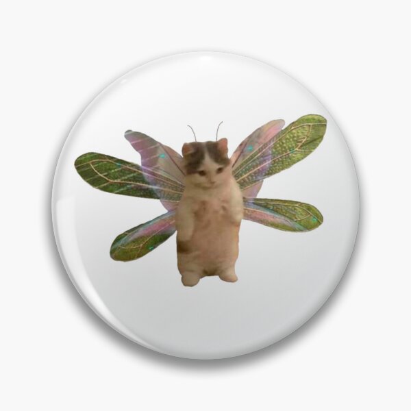 Item preview, Fiary cat meme sticker designed and sold by Alliumcep4.