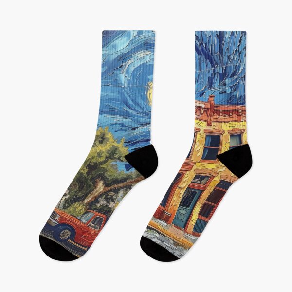 Item preview, Bakersfield  | Painting in the style of Vincent van Gogh designed and sold by ComicsFactory.