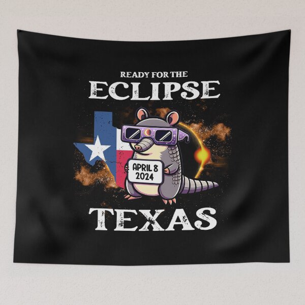 Item preview, Texas Solar Eclipse 2024 April 8 Funny Armadillo for Kids designed and sold by NUMAcreations.