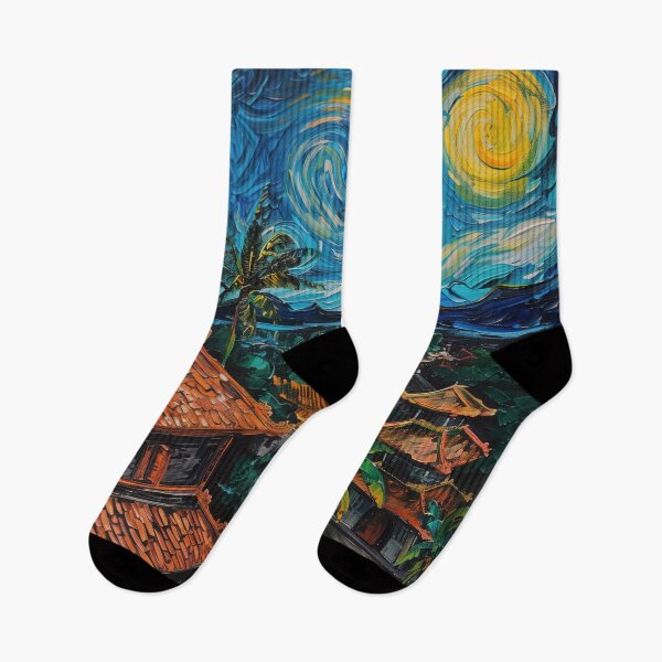 Item preview, Bali | Painting in the style of Vincent van Gogh designed and sold by ComicsFactory.