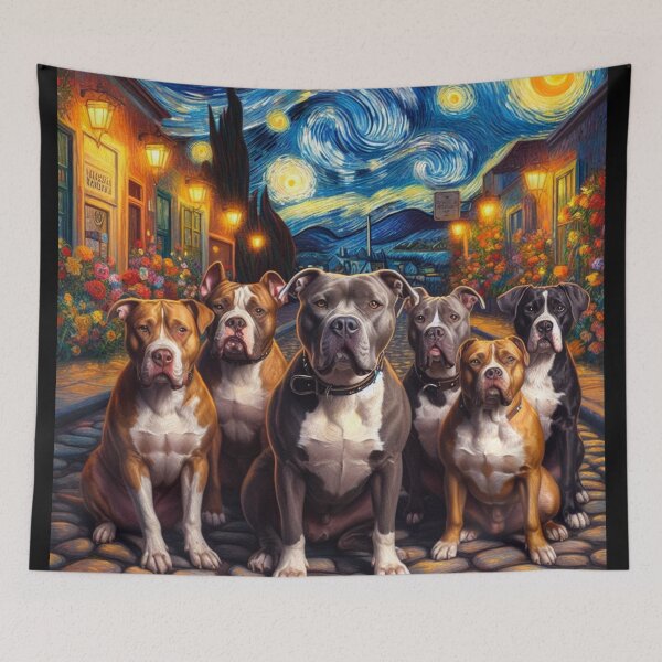 Item preview, Pitbulls Summer Night designed and sold by 123ks.