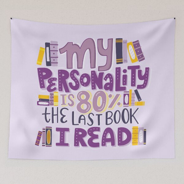 Item preview, Book Nerd Personality Typography Quote designed and sold by Kit Cronk.