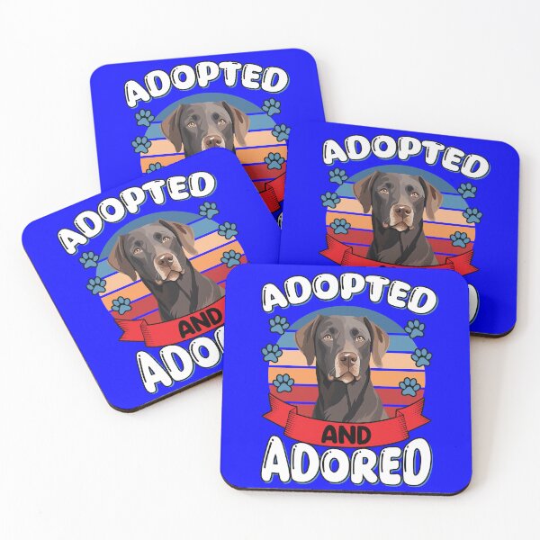 Item preview, Chocolate Labrador Dog Owner Adopted And Adored designed and sold by fantasticdesign.