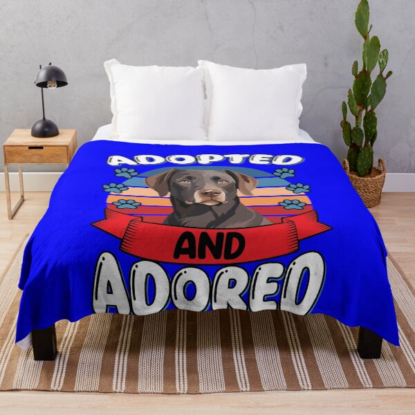 Item preview, Chocolate Labrador Dog Owner Adopted And Adored designed and sold by fantasticdesign.