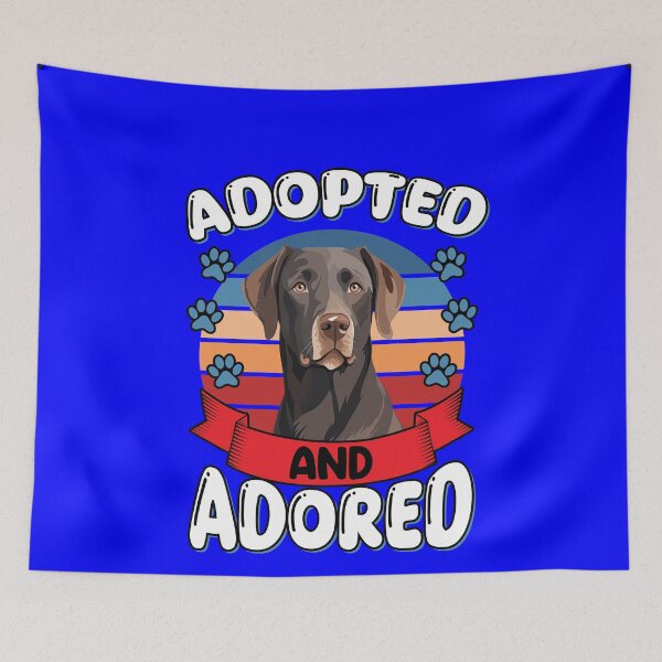 Item preview, Chocolate Labrador Dog Owner Adopted And Adored designed and sold by fantasticdesign.