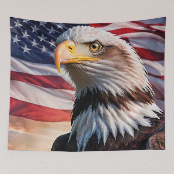 Item preview, American Flag And Eagle designed and sold by Bunmigraphics .