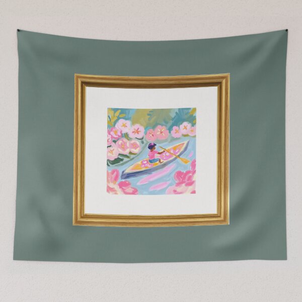 Item preview, Little girl on a canoe  designed and sold by Kiraguapa.